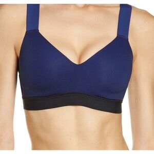 Natori Dynamic Contour Underwire Blue Sports Bra 32DDD Style 751245 Convertible